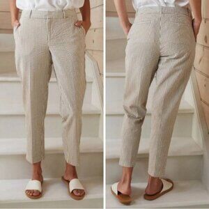 QL2 Quelledue Seersucker Maura Pants Size 46 =US Size 10